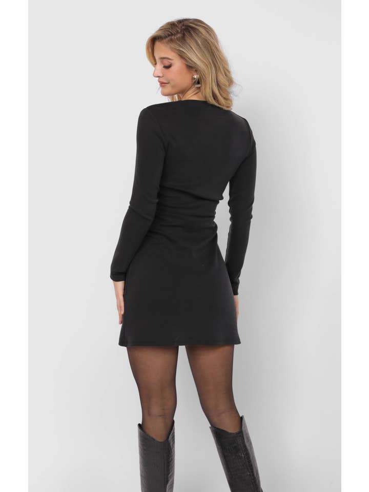 Hustle Ruched Mini Dress
