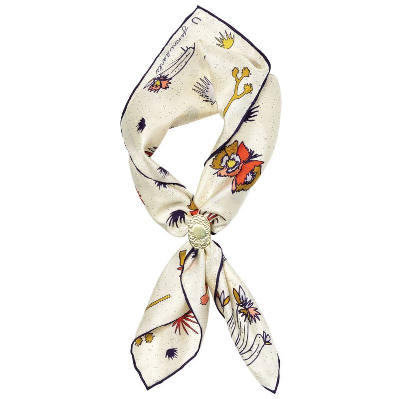 I Am Free Cactus Silk Scarf