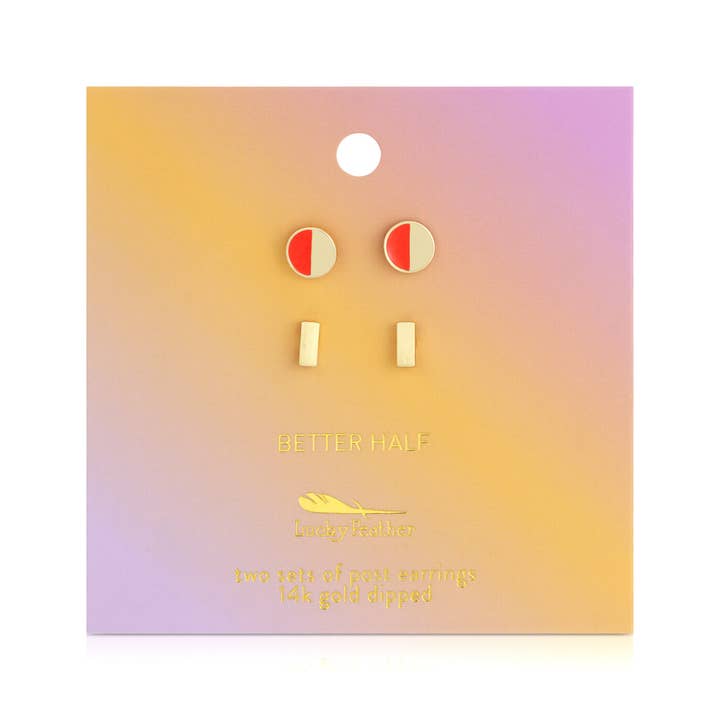 Better Half Earring Set