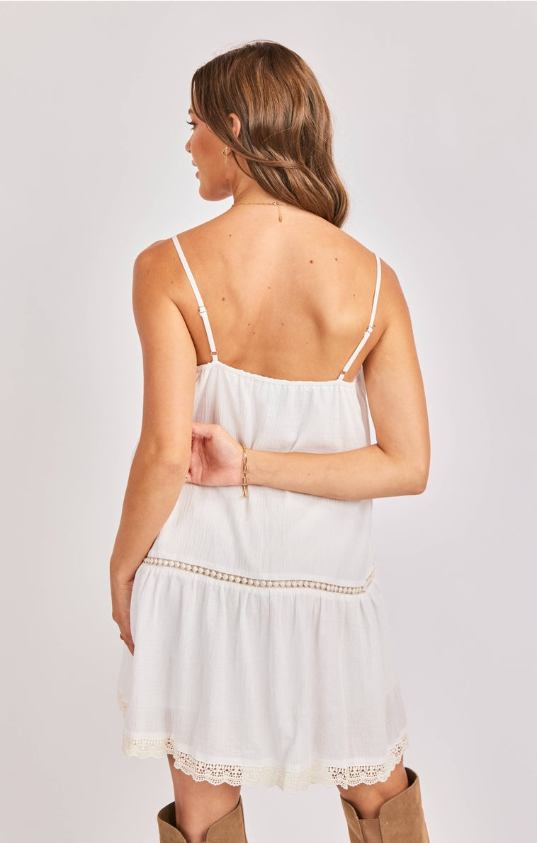 Rosabelle Pintuck Mini Dress