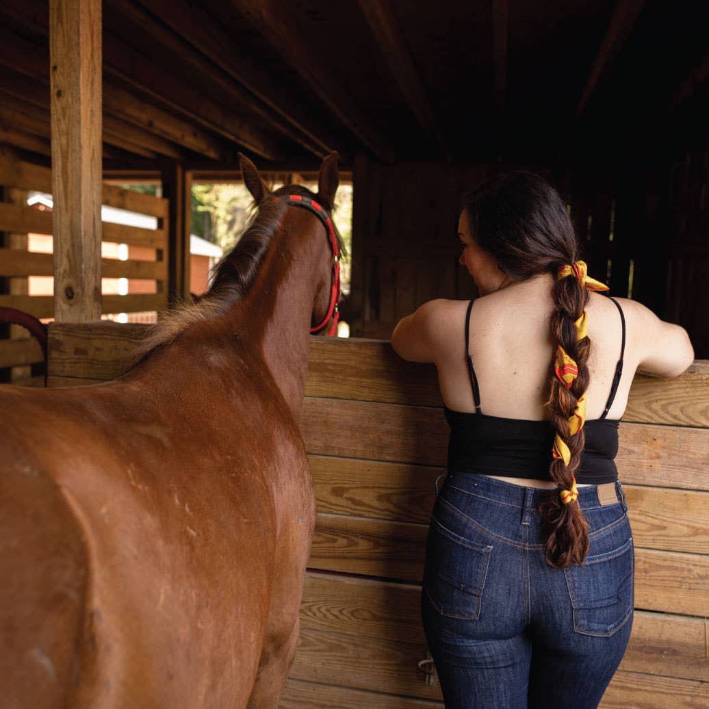 Buck Up Buckaroo Silk Scarf