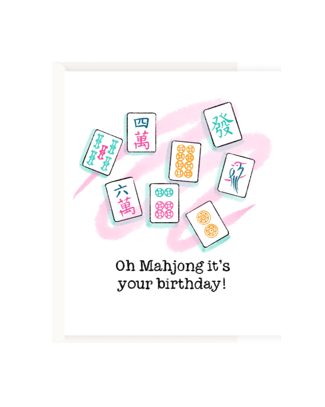 Oh Mahjong It's Your Birthday!Card