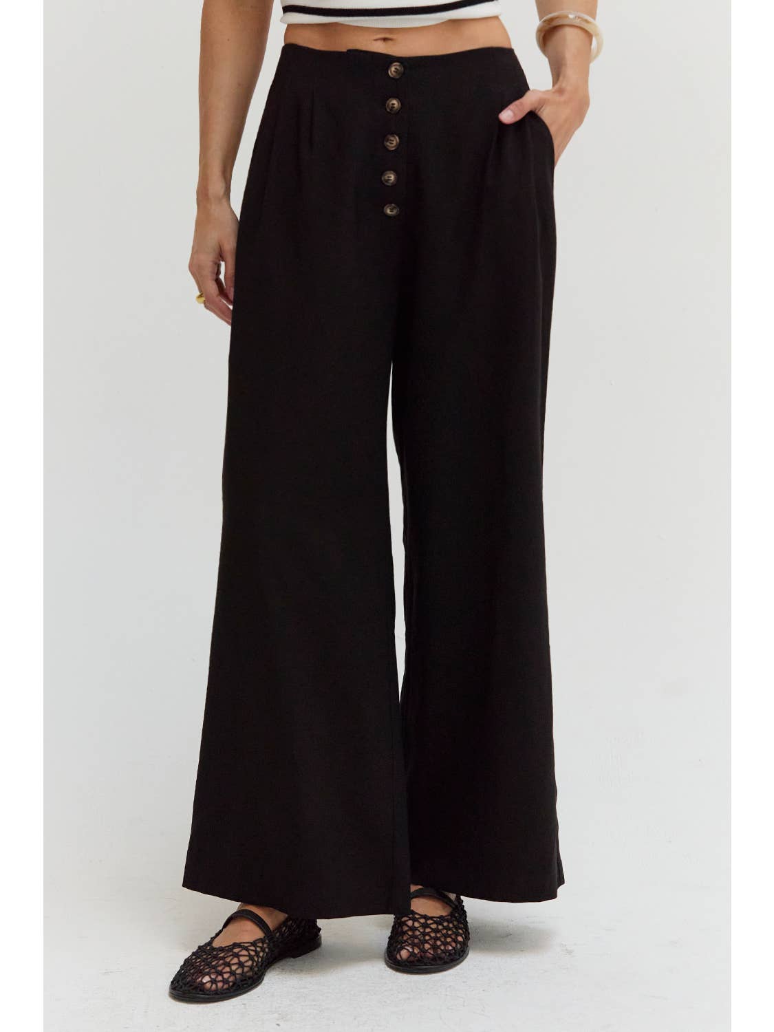 Samara High Waisted Culotte Pants