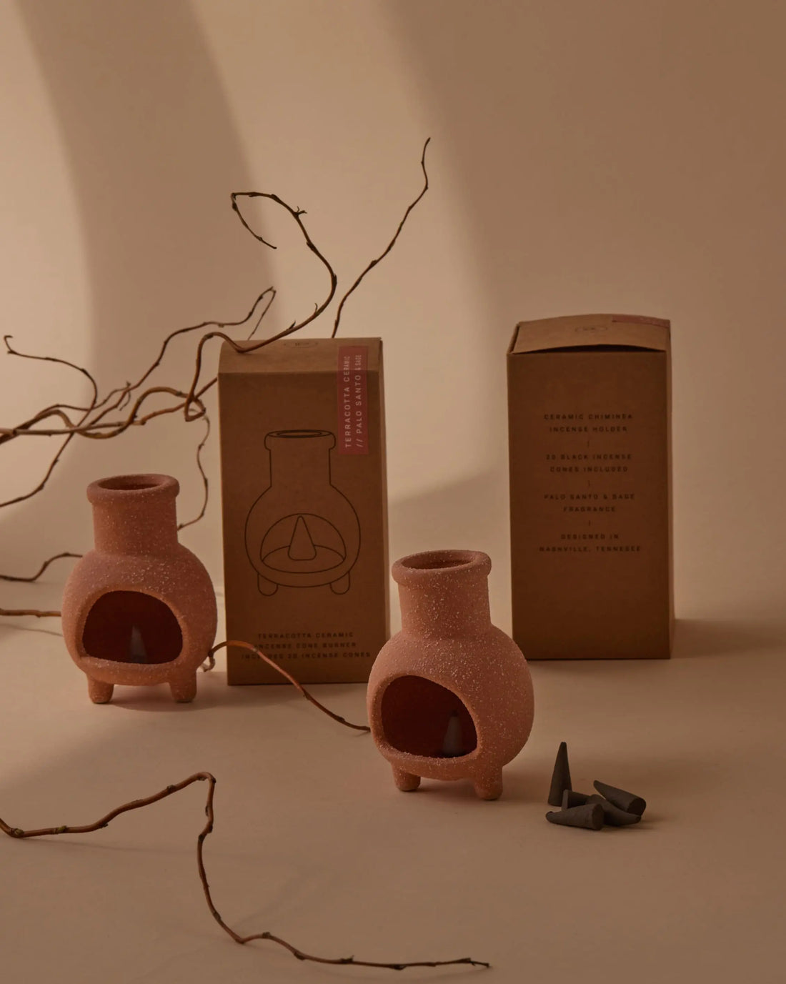 Chimnea Incense Cone Holder