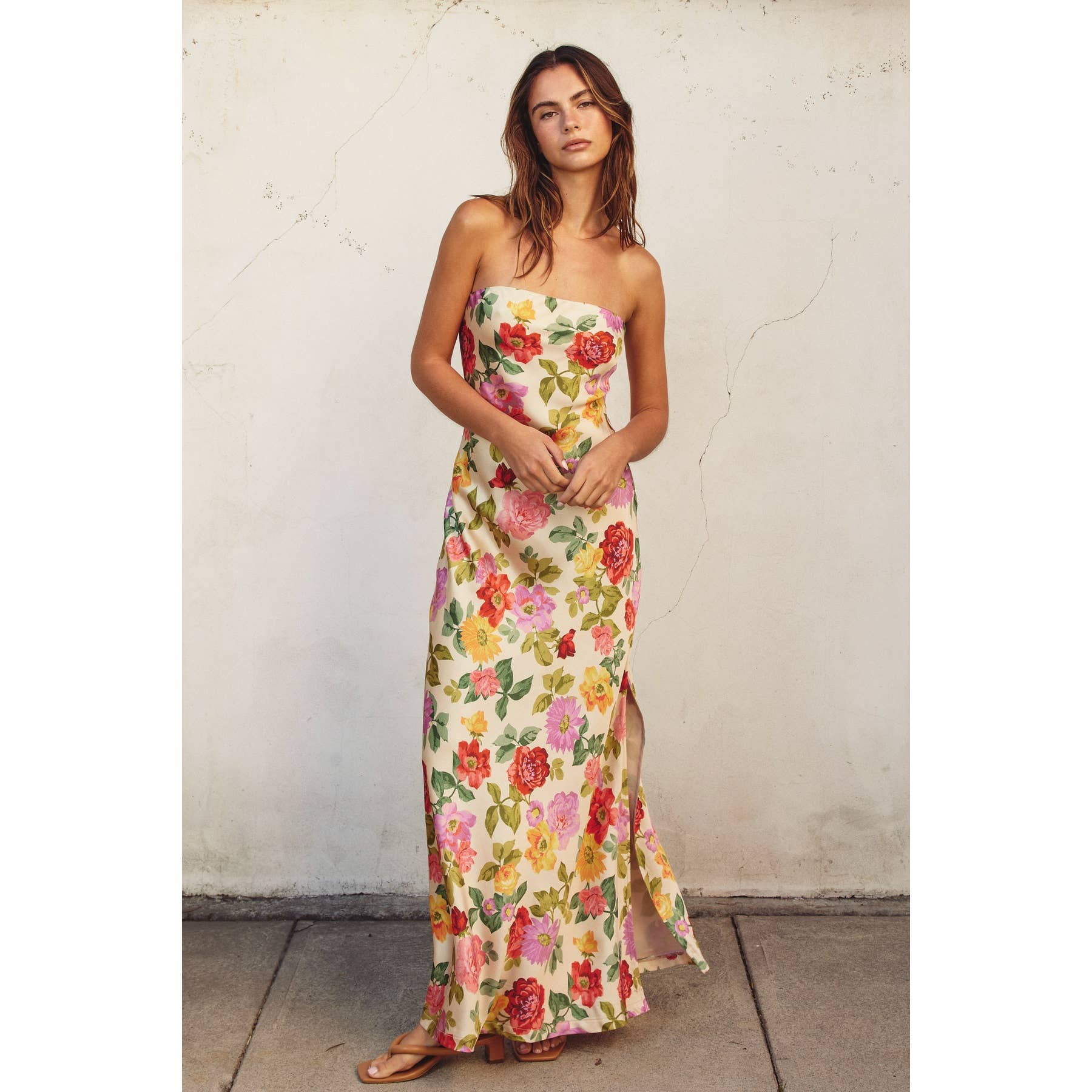 Gift of Love Strapless Maxi Dress