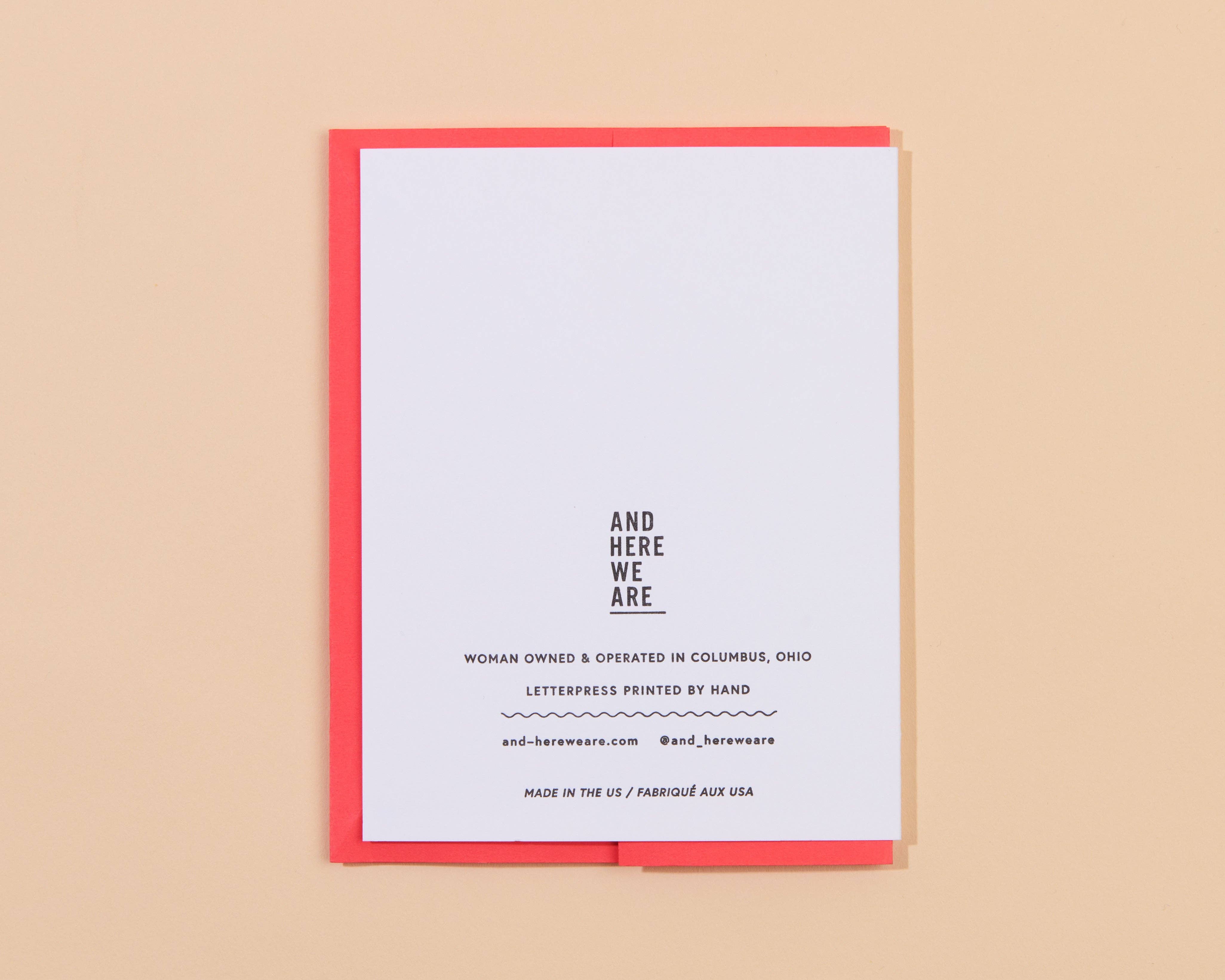 Yee Haw Lasso Letterpress Card