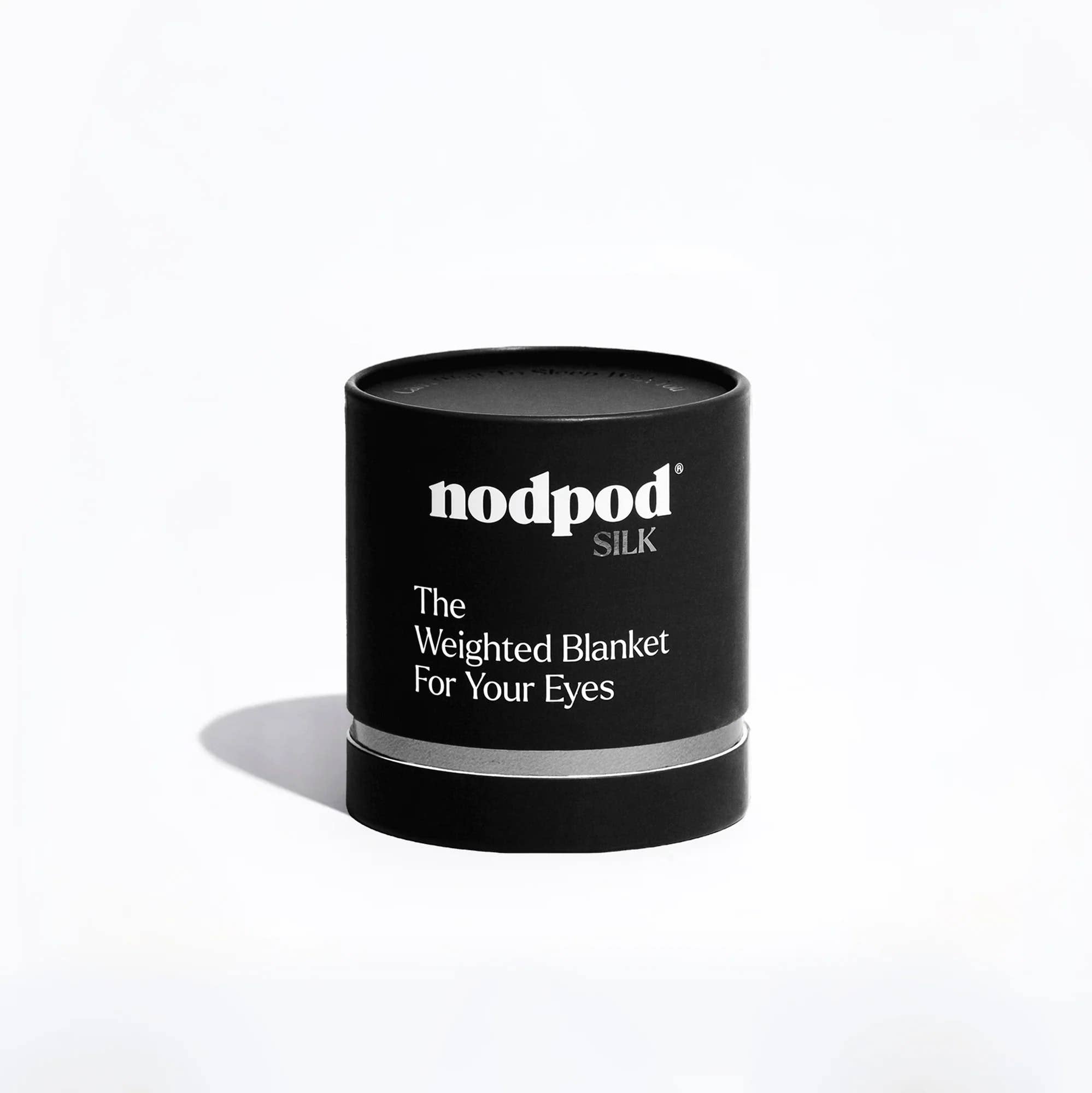 Silk Weighted Sleep Mask- Noir - Eye Mask