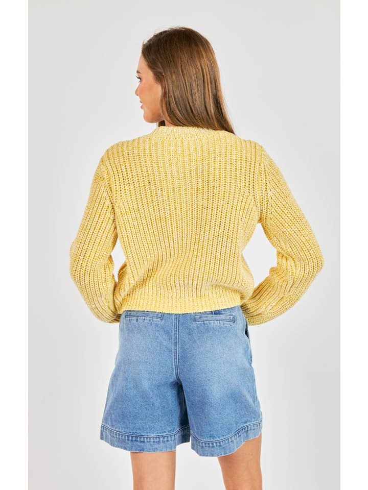 Sunroof Tulip Hem Cardigan