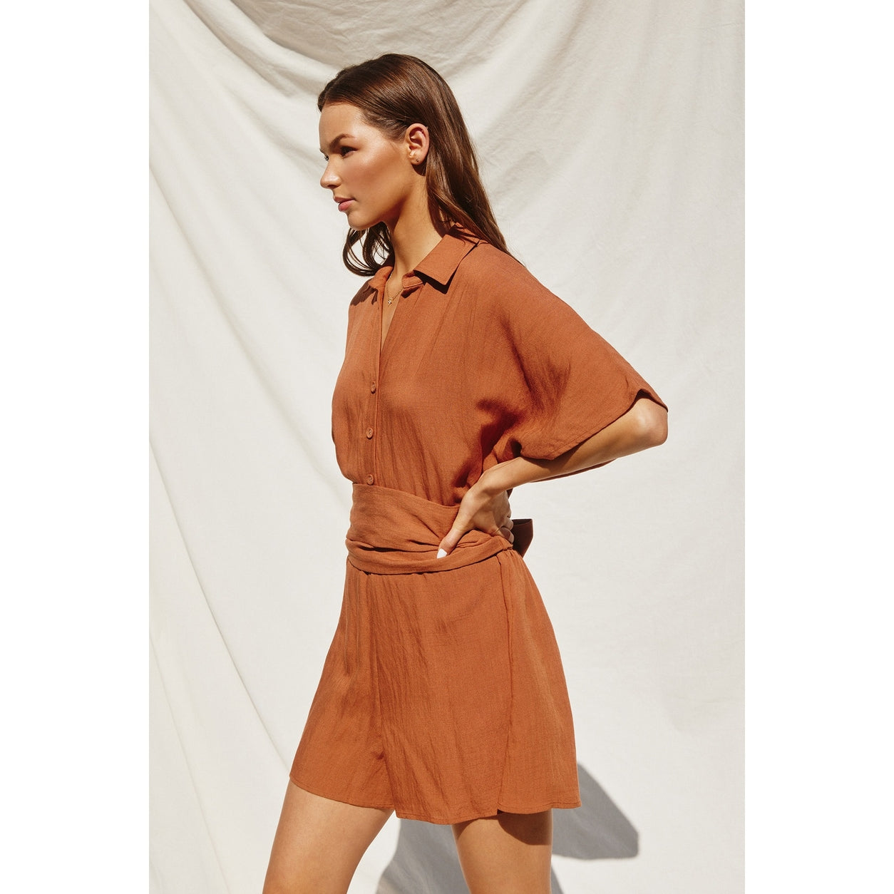 Breezy Button Up Romper