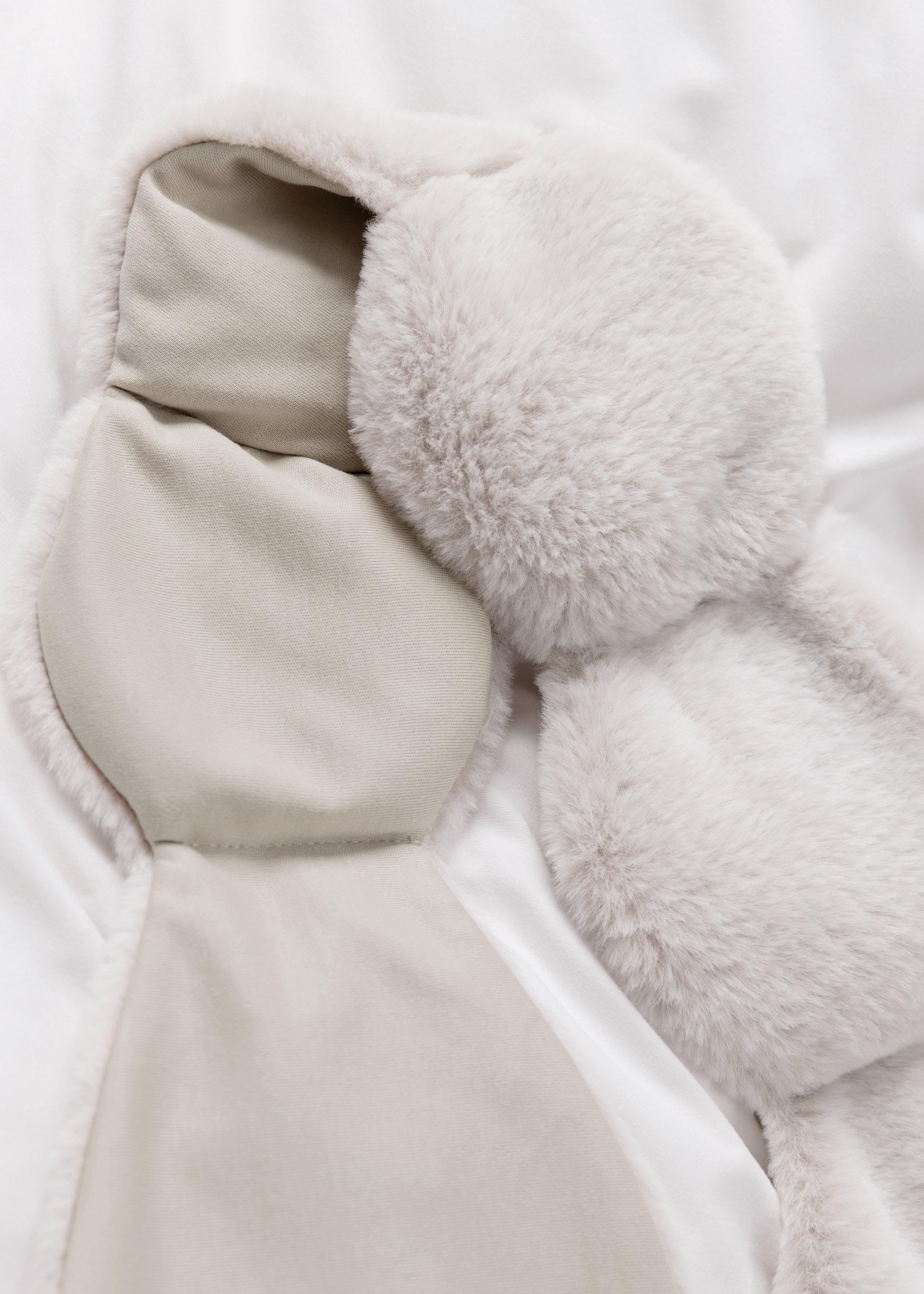 Polar Weighted Teddy Sleep Mask