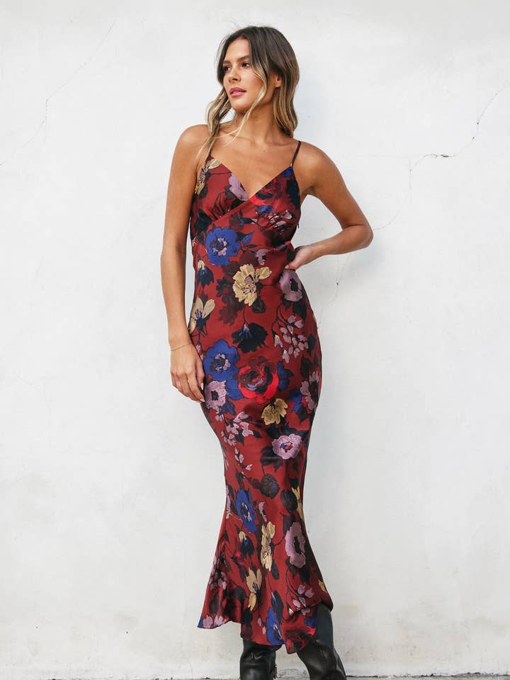 Fireplace Open Back Dress