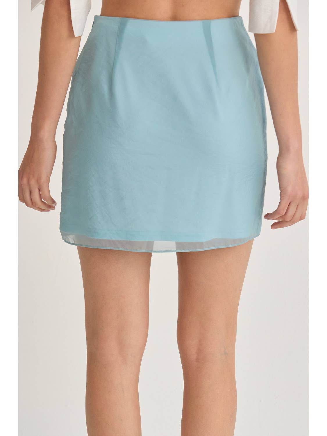 Zeah Organza Mini Skirt