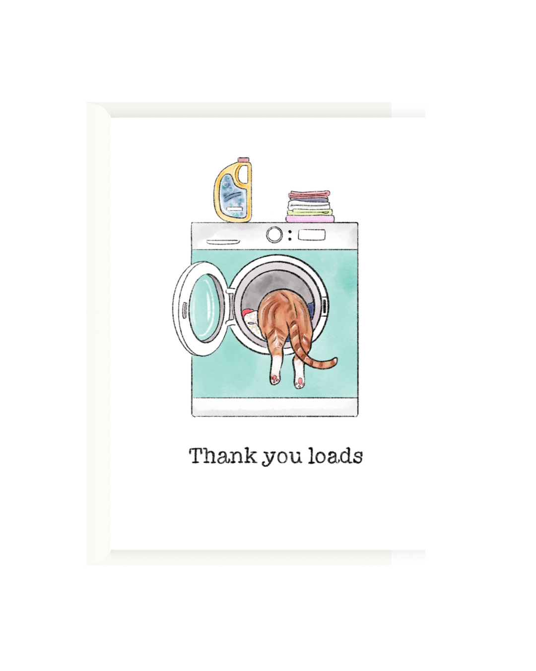 Thank You Loads Greeting Card