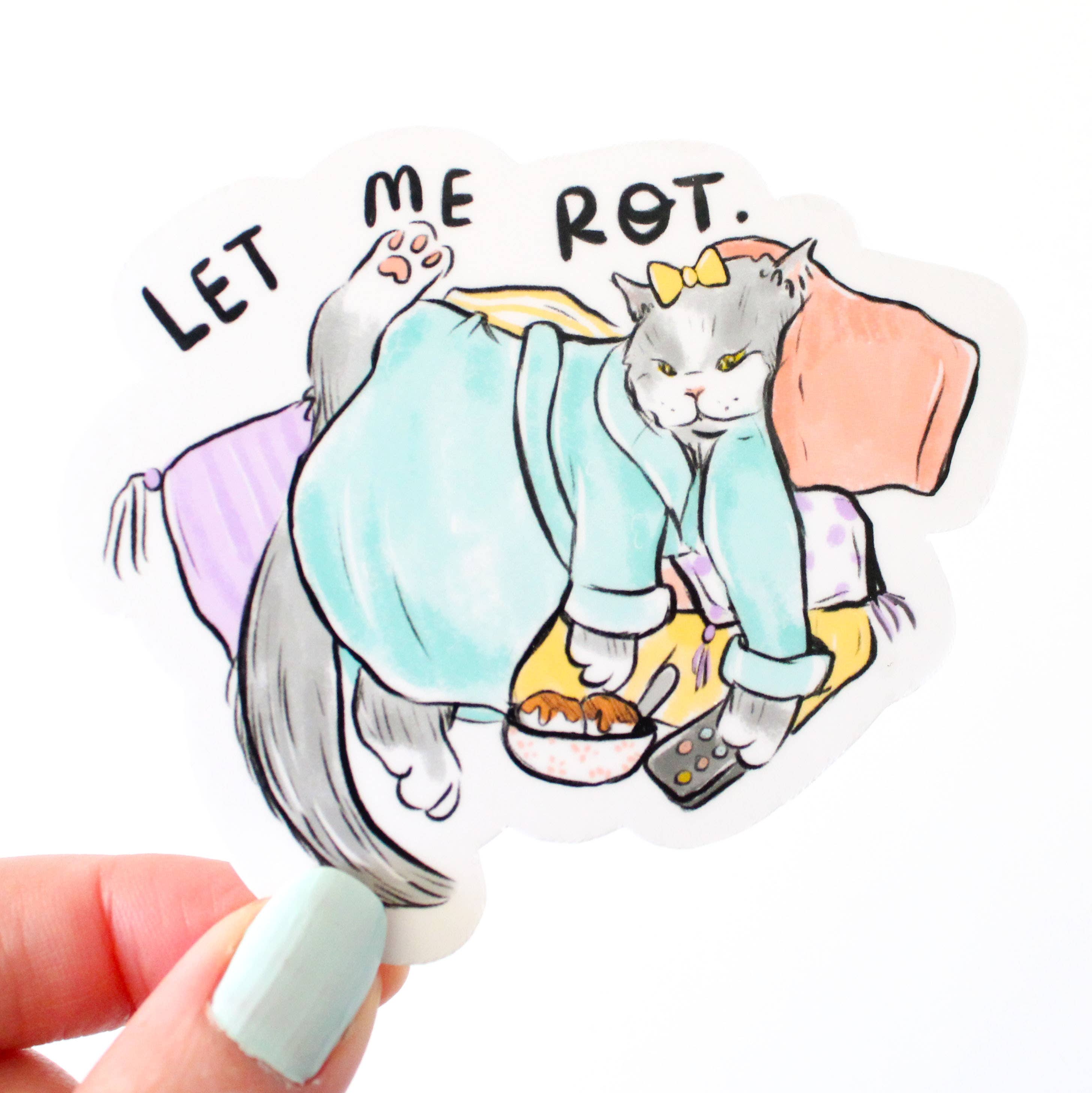 Couch Cat Sticker