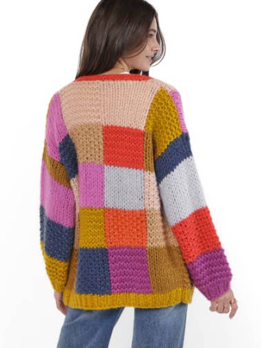 Electric Feels Handknit Cardigan