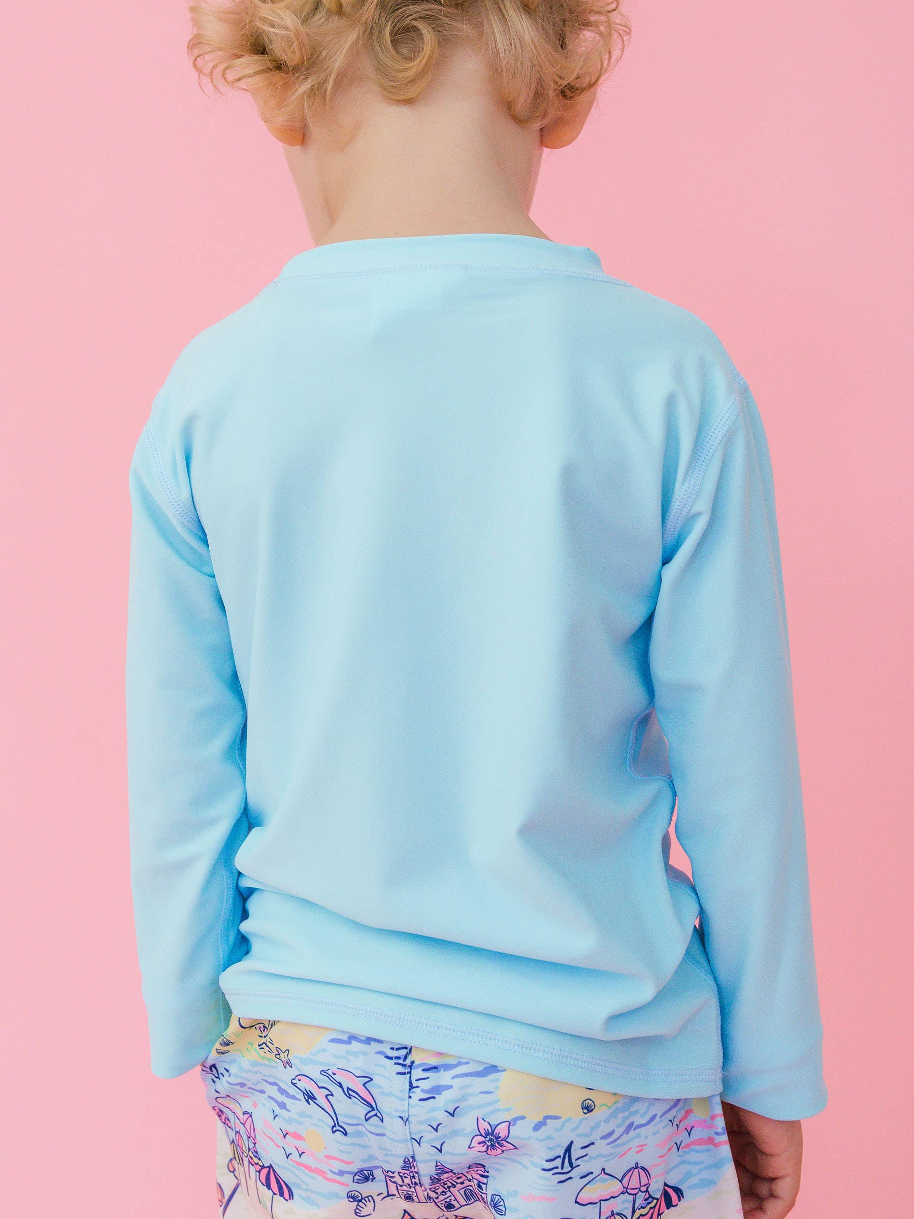 Long Sleeve Rash Guard - Blue Breeze *FINAL SALE*
