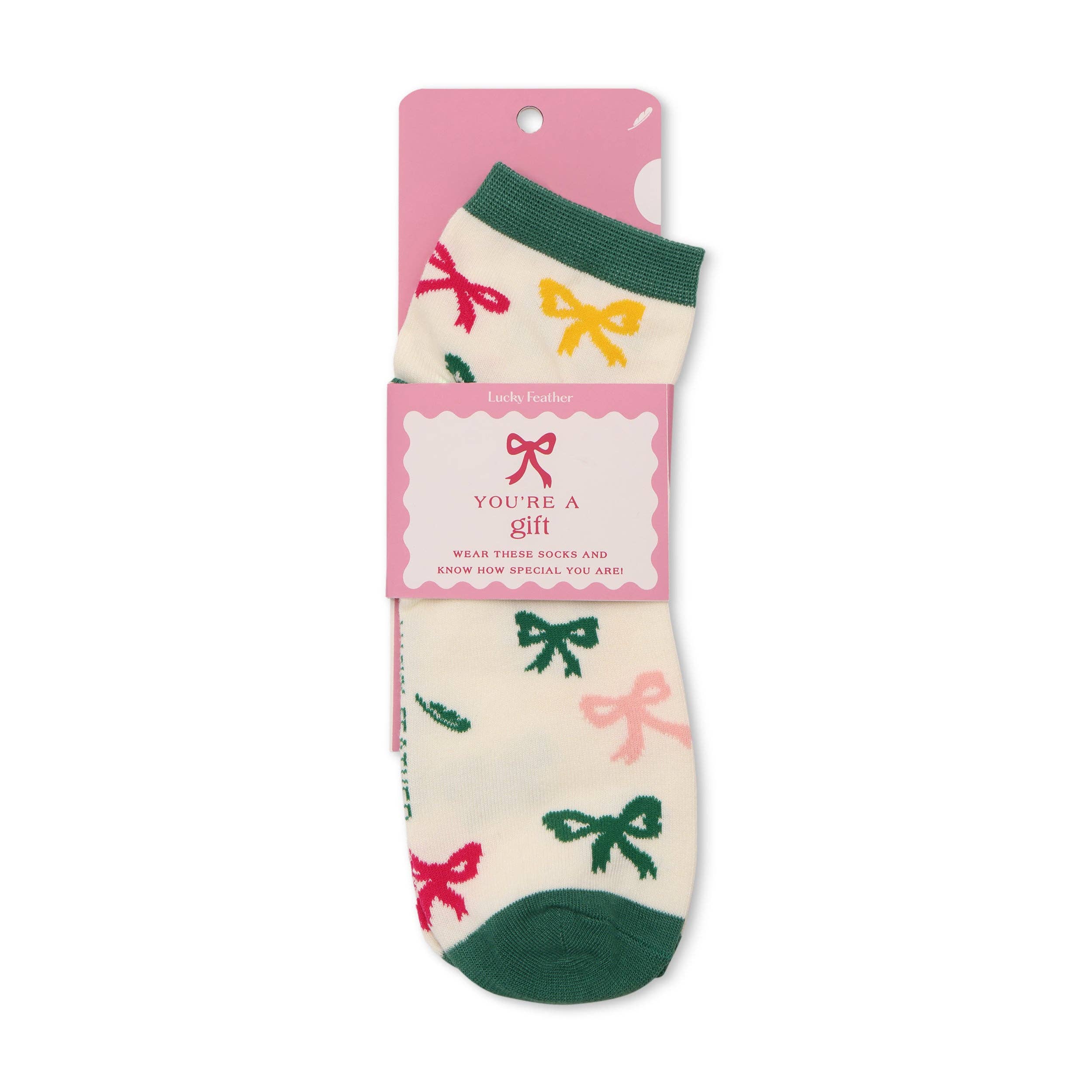 You’re a Gift Bow Sockspirations