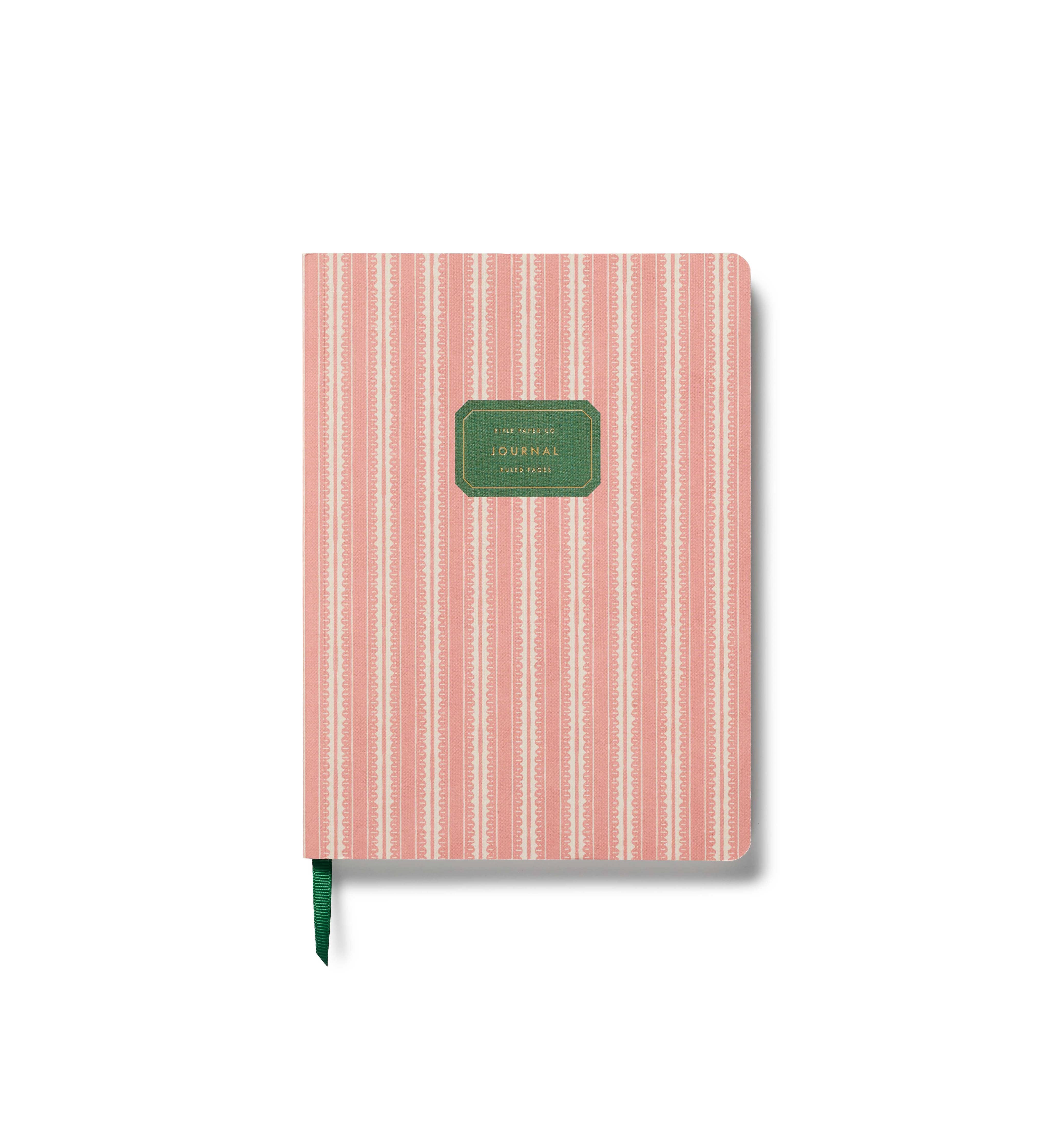 Pinking Stripe Softcover Journal