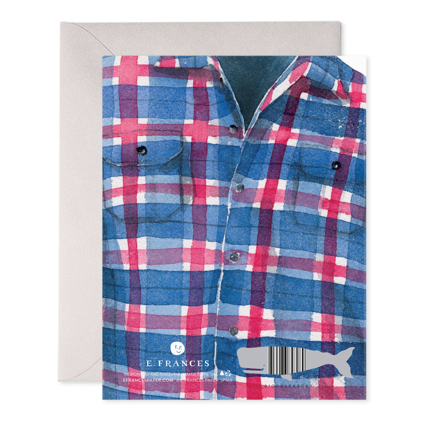 Plaid Dad Greeting Card