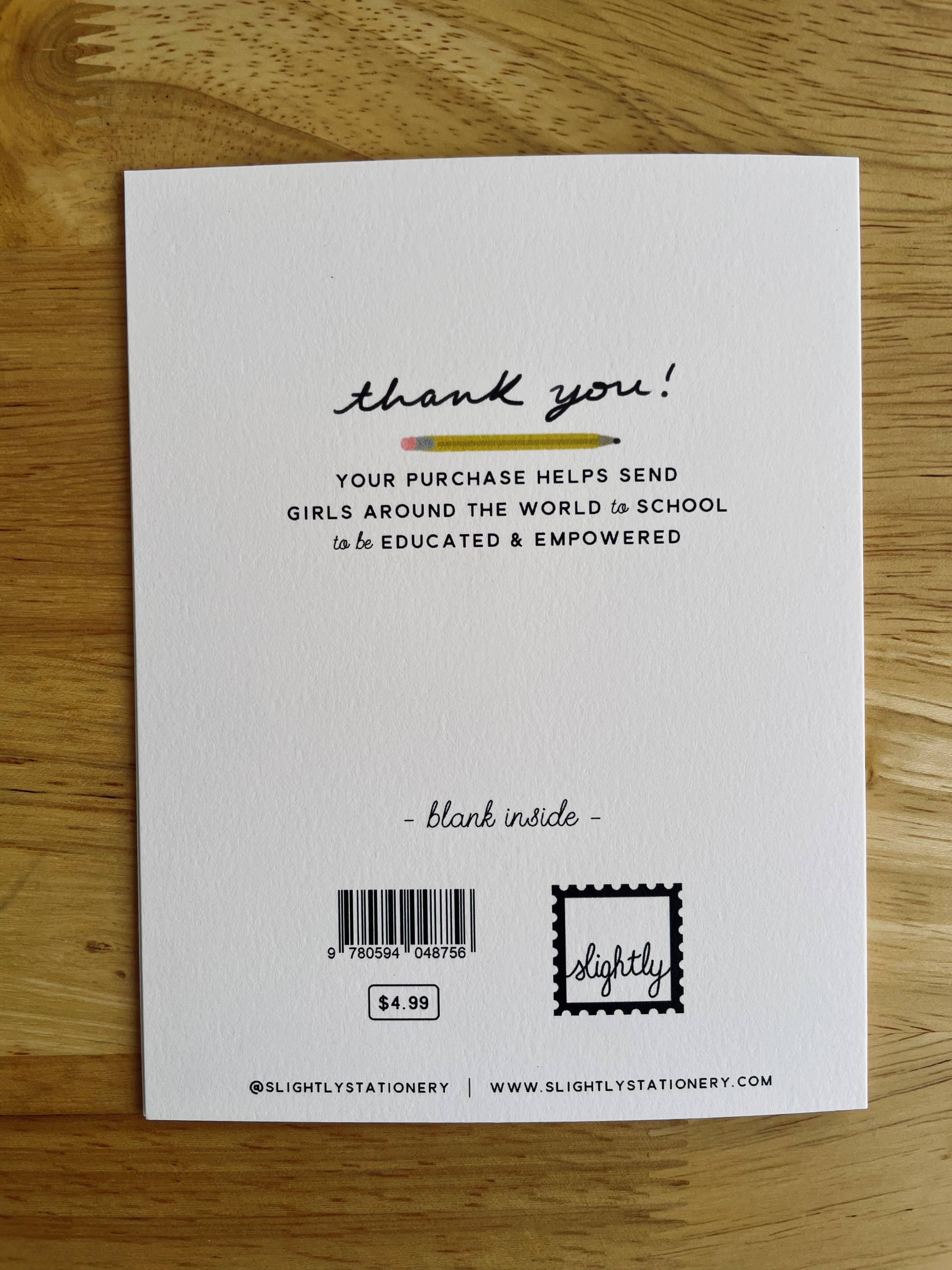 Retired Greeting Card