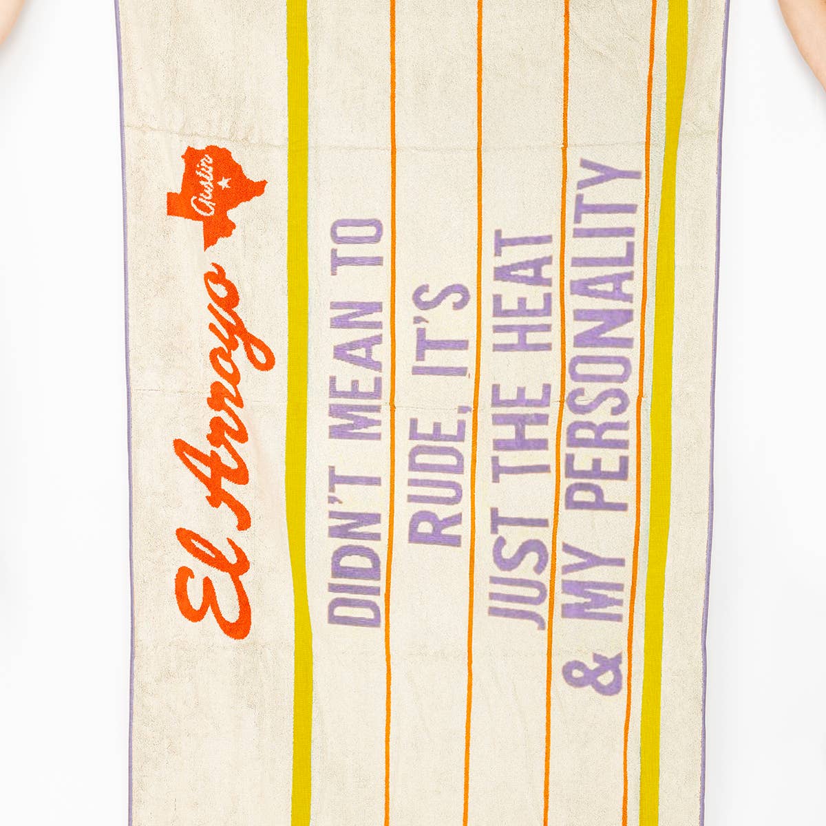 El Arroyo Beach Towel - My Personality