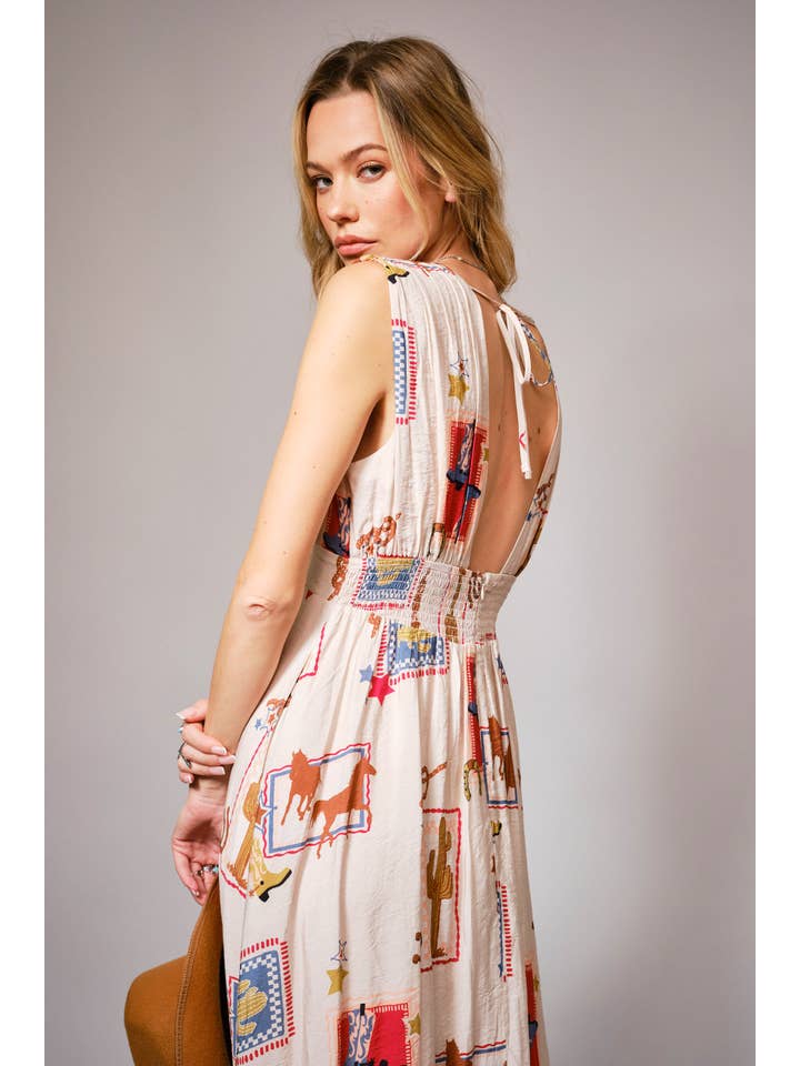 Western Front Maxi Dress