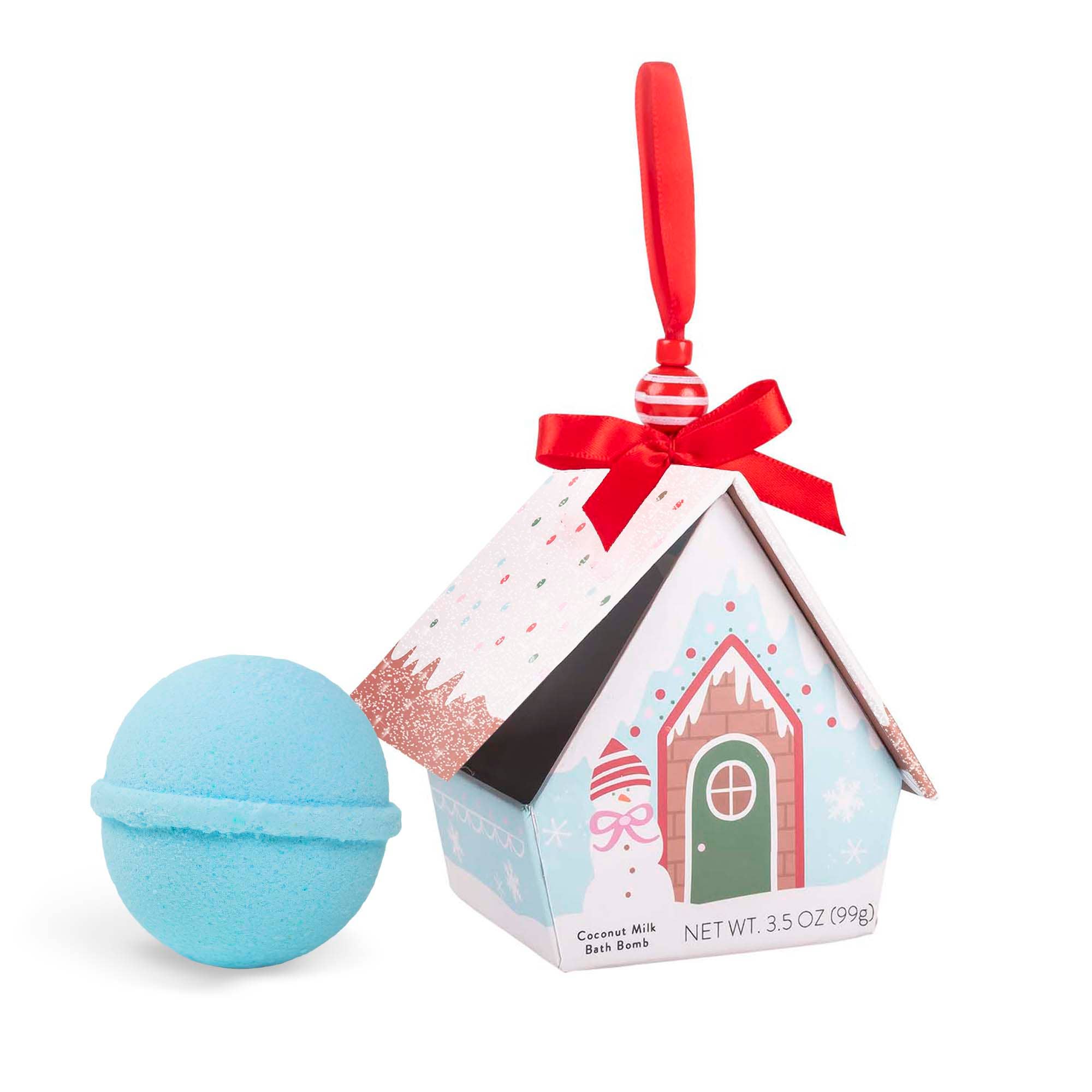 Blue Ornament House Bath Bomb