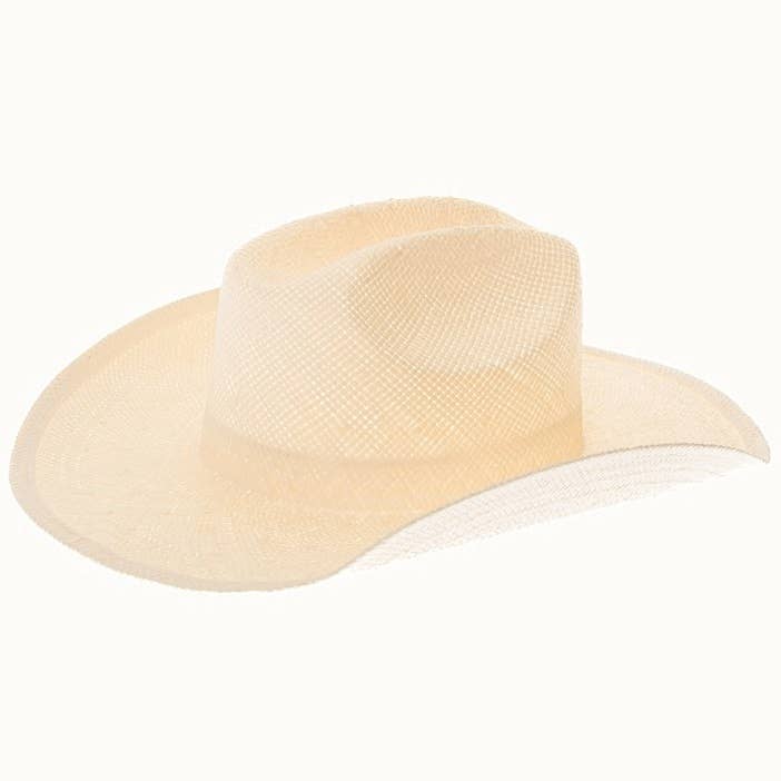Paully Straw Cowboy Hat - Ivory