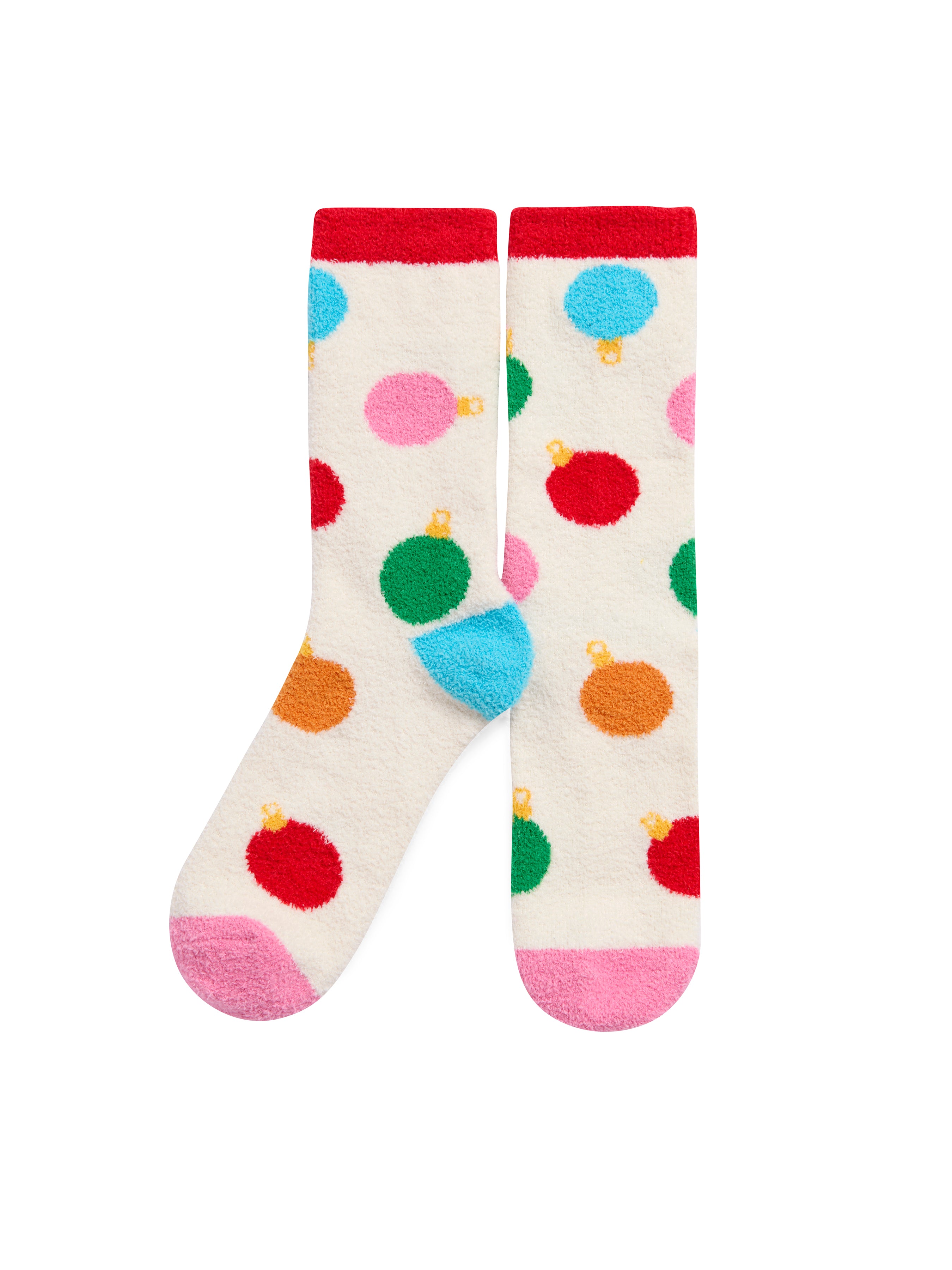 Ornament Fuzzy Socks