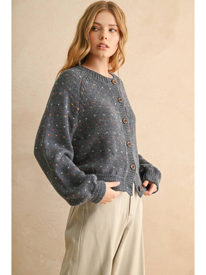 Sweet Treat Dotted Cardigan