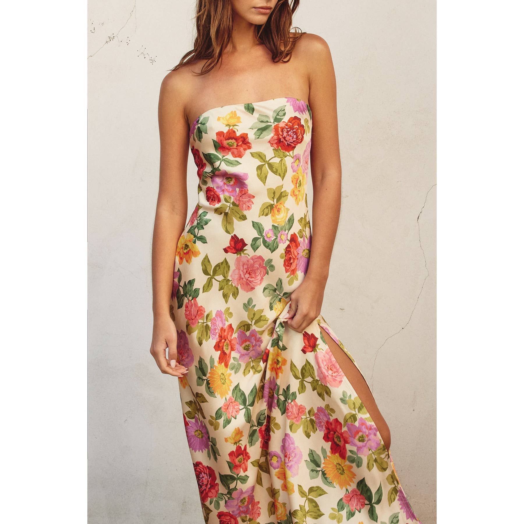 Gift of Love Strapless Maxi Dress