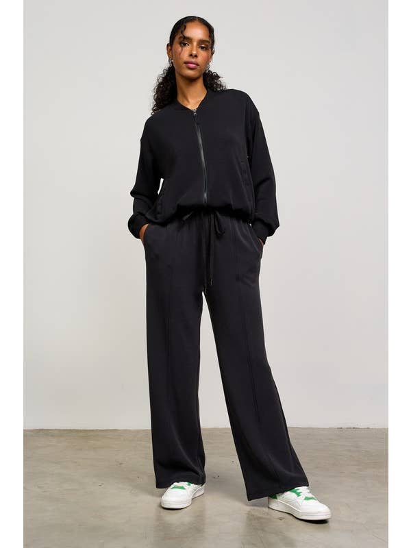 Jetsetter Bomber Jacket - Black