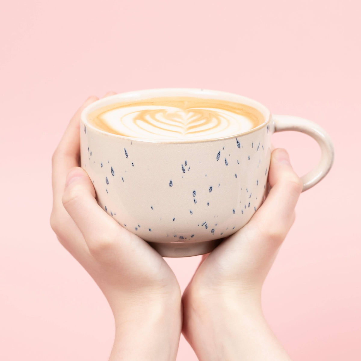 Orchid Ceramic Handmade Mug