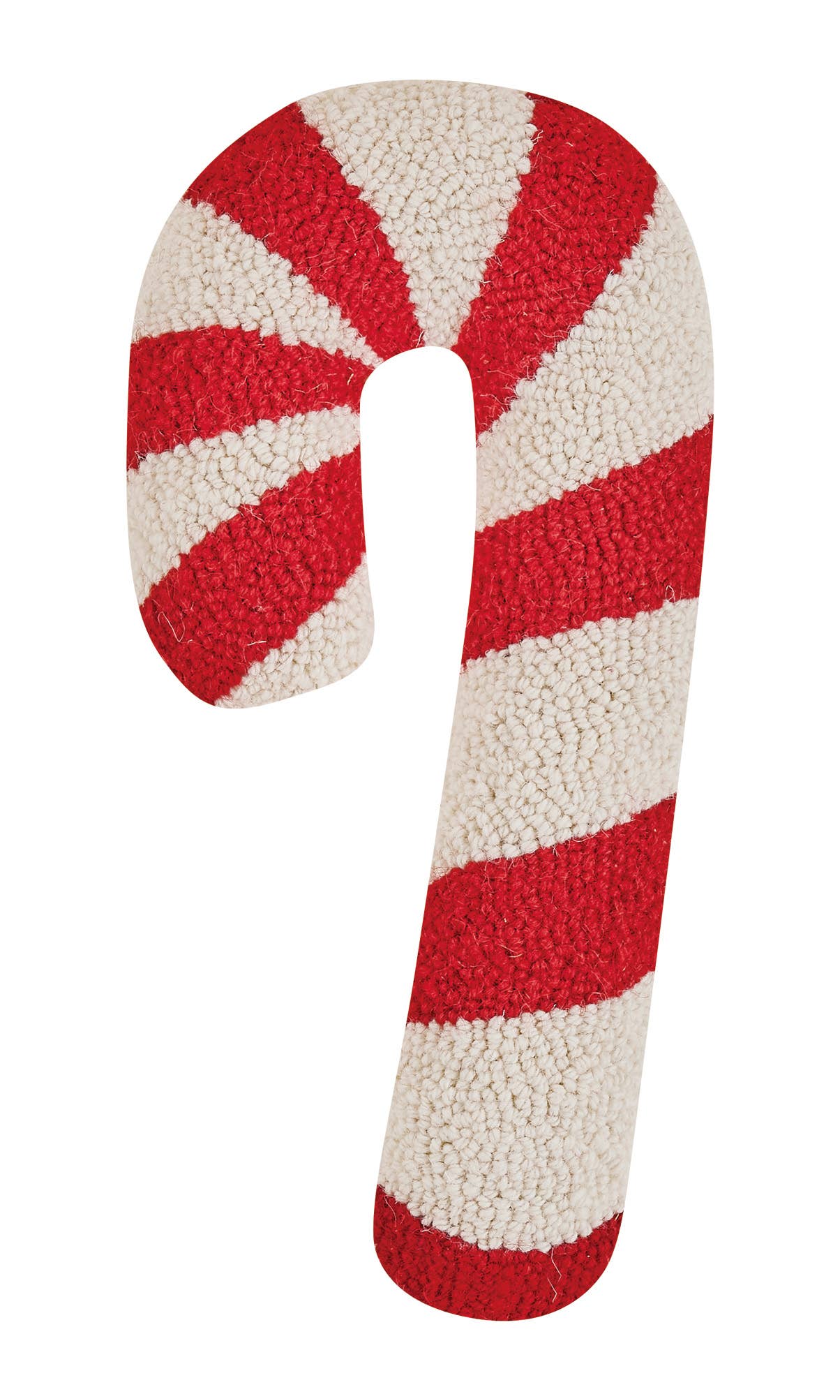 Candy Cane Shaped Hook Pillow