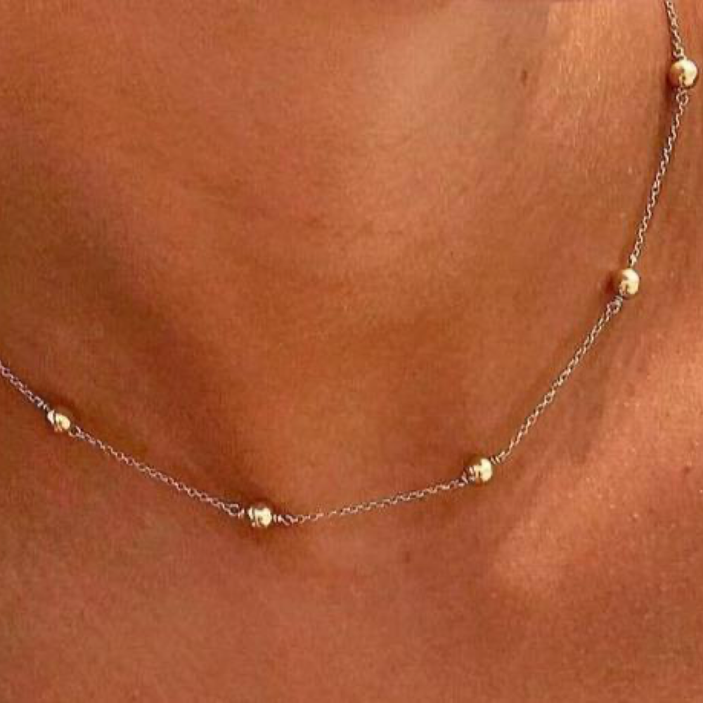 Choker Simplicity Chain Gold - 15"