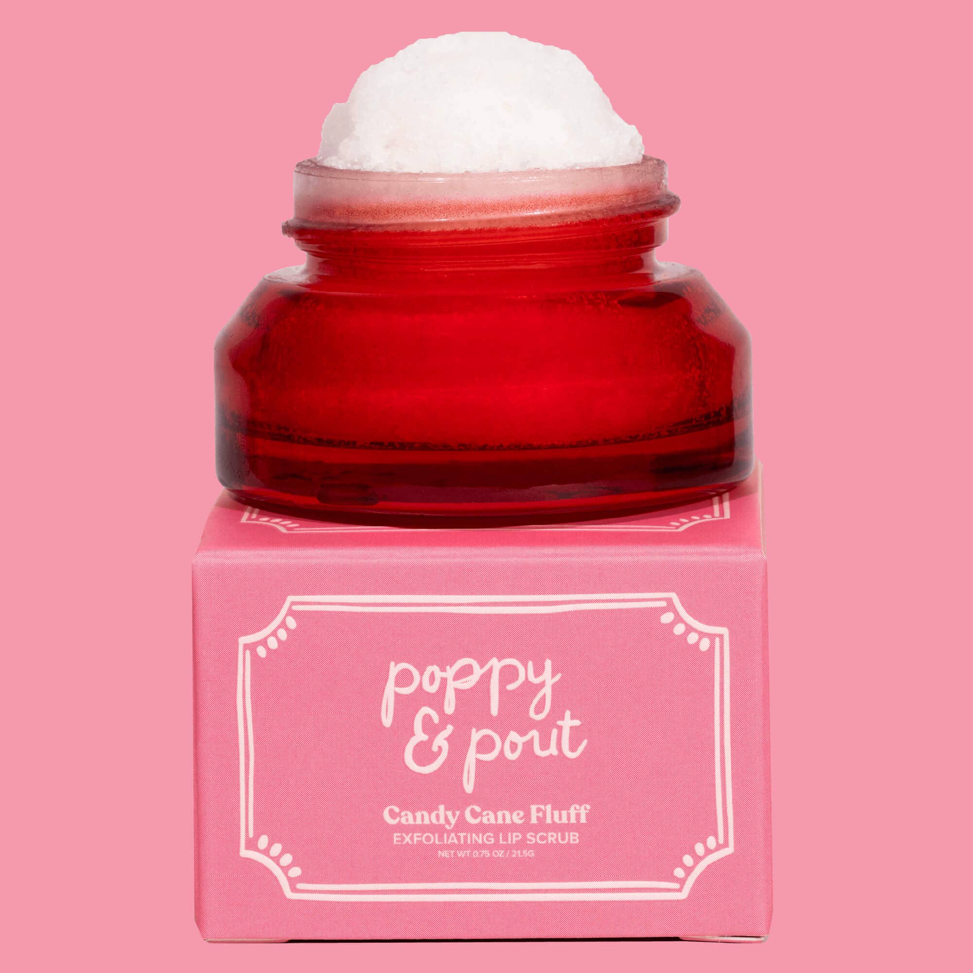Candy Cane Fluff Lip Scrub