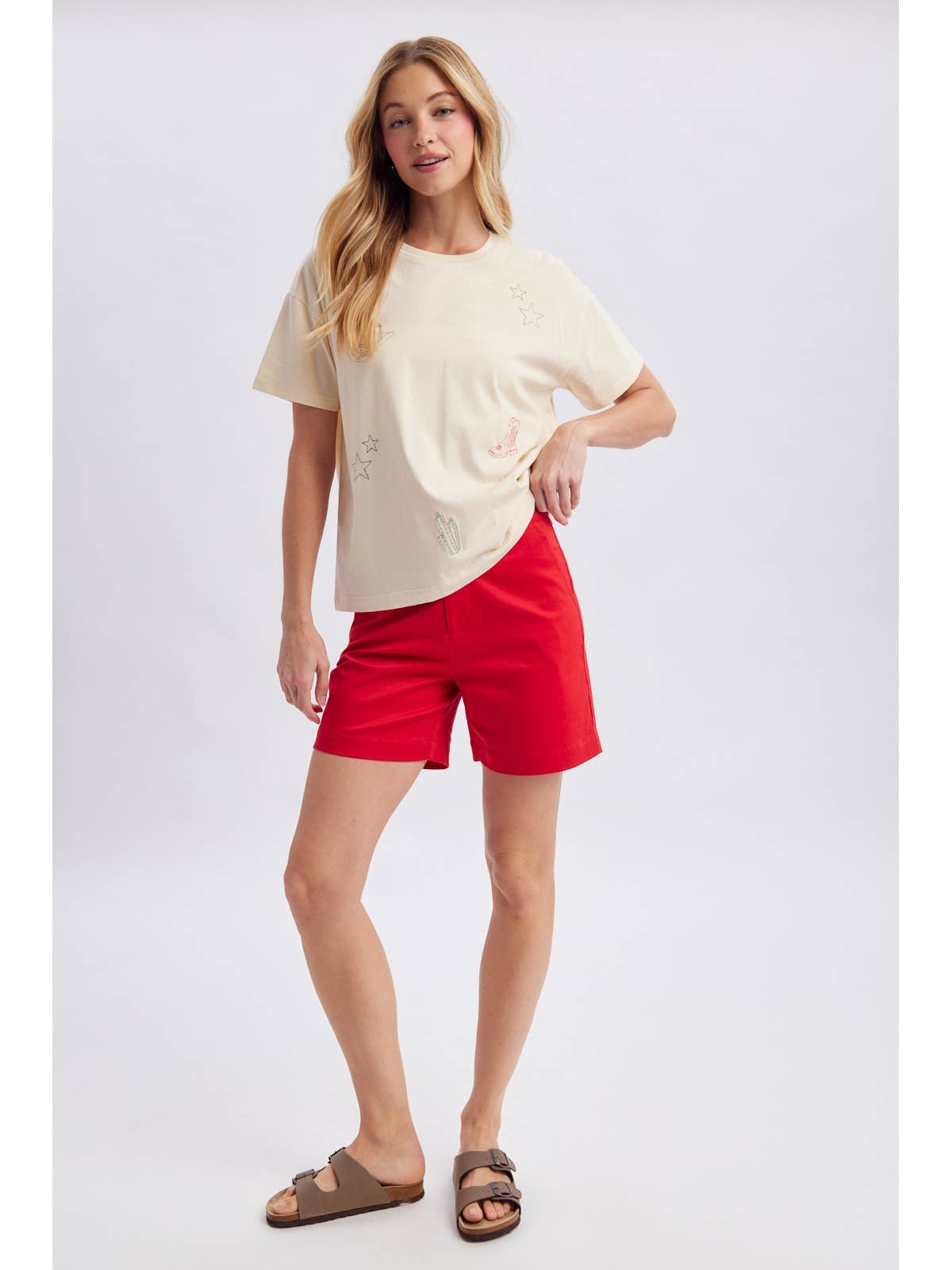 Western Icons Embroidered Tee