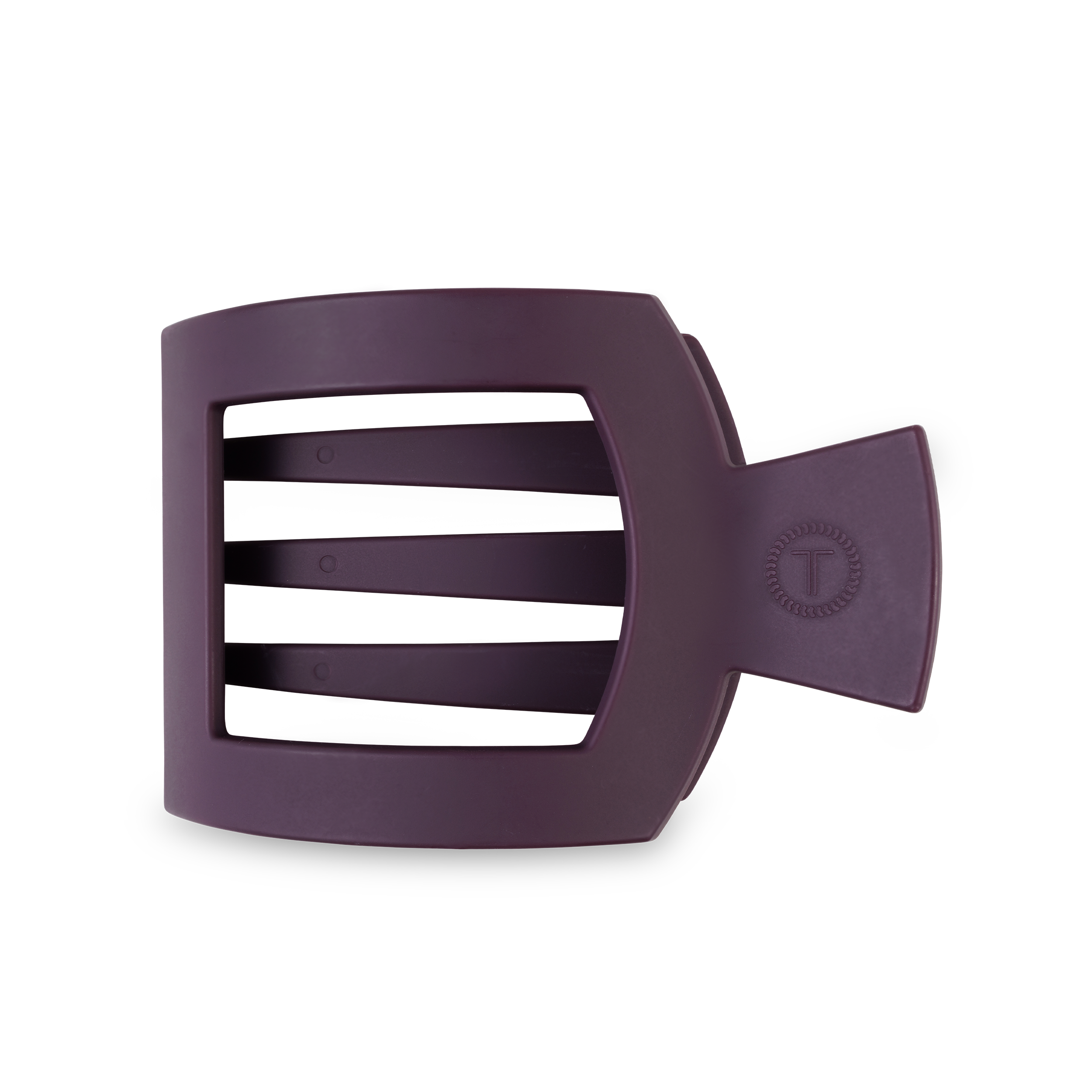 Burgundy Bliss Square Flat Hair Clip