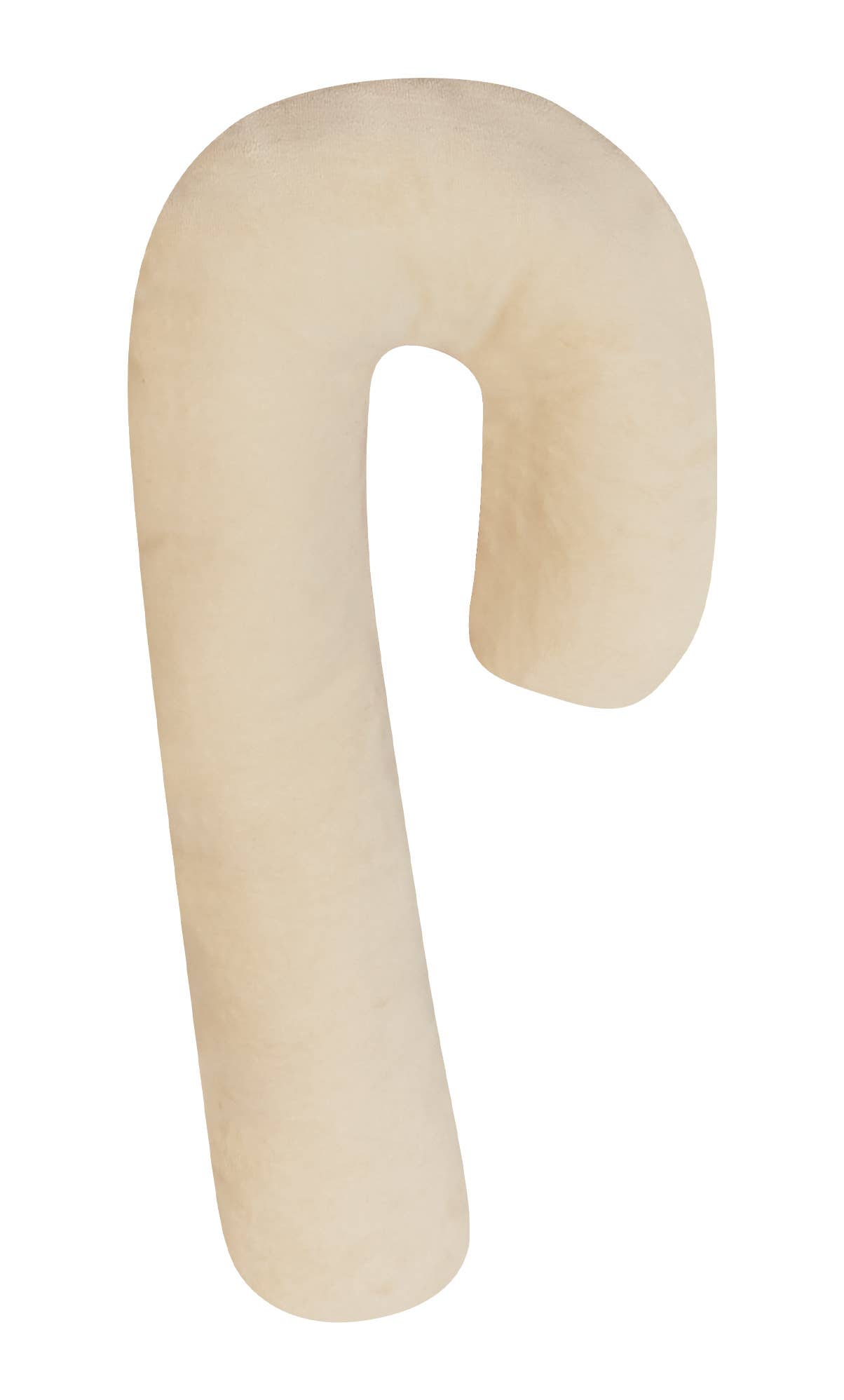 Candy Cane Shaped Hook Pillow