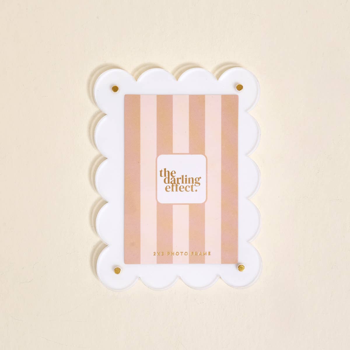 White Mini Acrylic Picture Frame Magnet