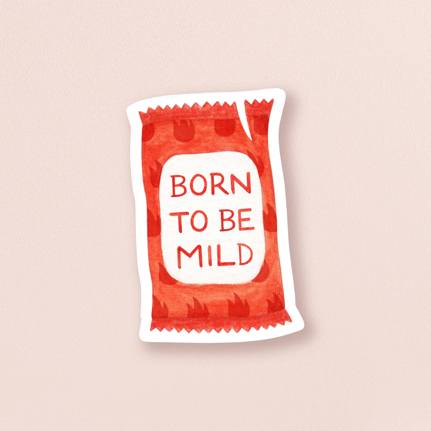 Born To Be Mild Hot Sauce Sticker