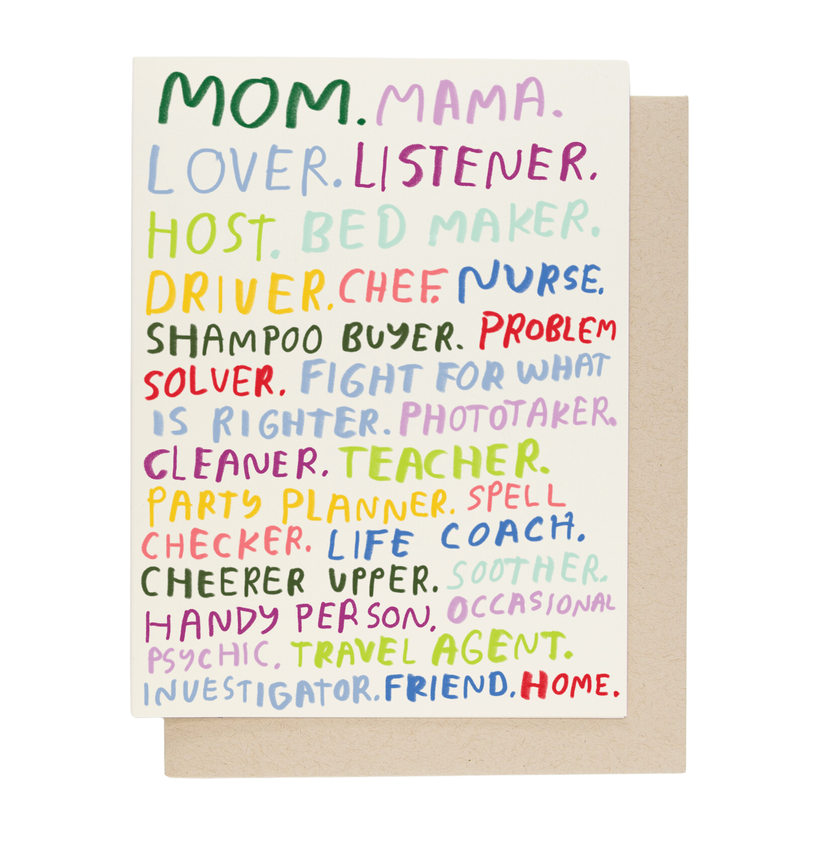 Mom You're All That Card
