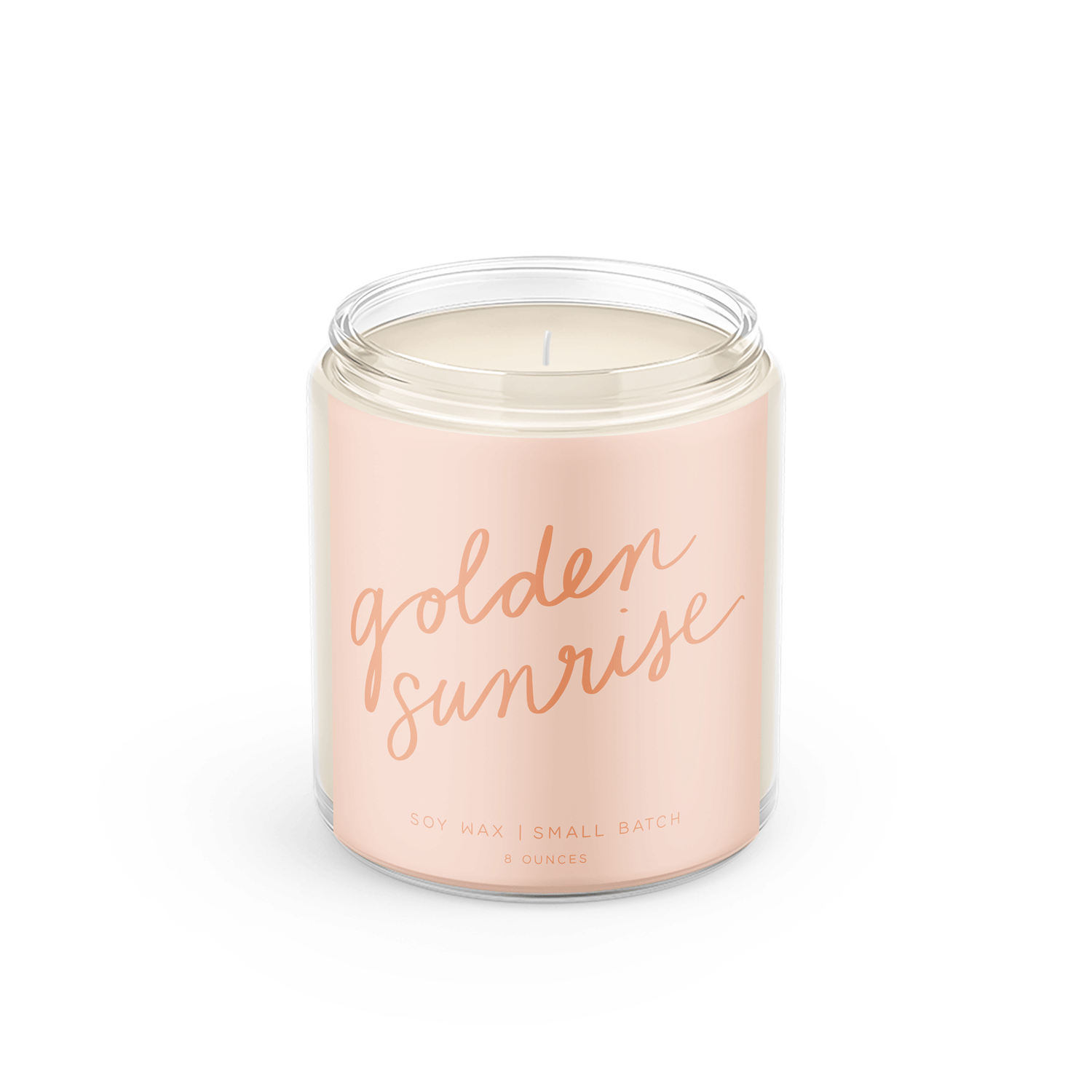 Golden Sunrise Candle
