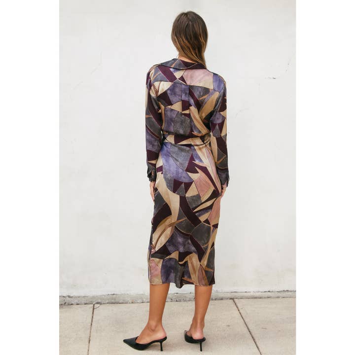 Notable Sensation Midi Wrap Dress