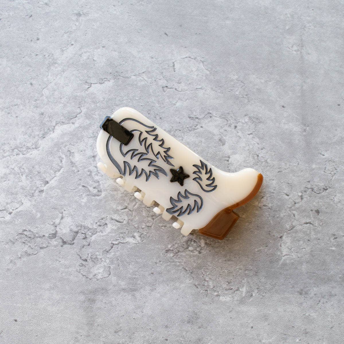 Western Cowboy Boot Hair Clip