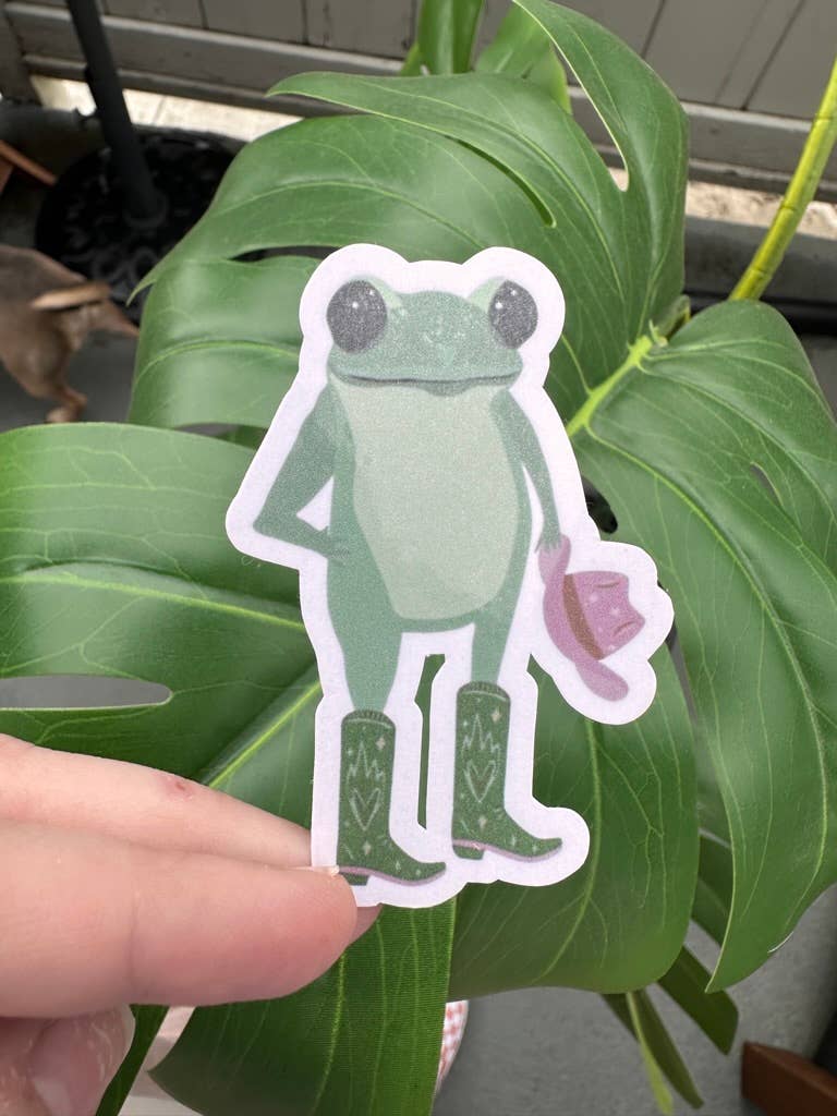 Western Frog Sticker