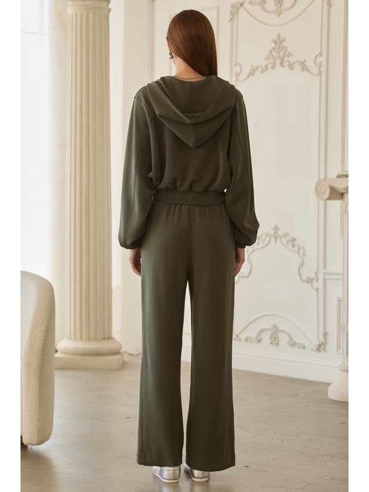 Jetsetter Pull On Pants - Dark Olive