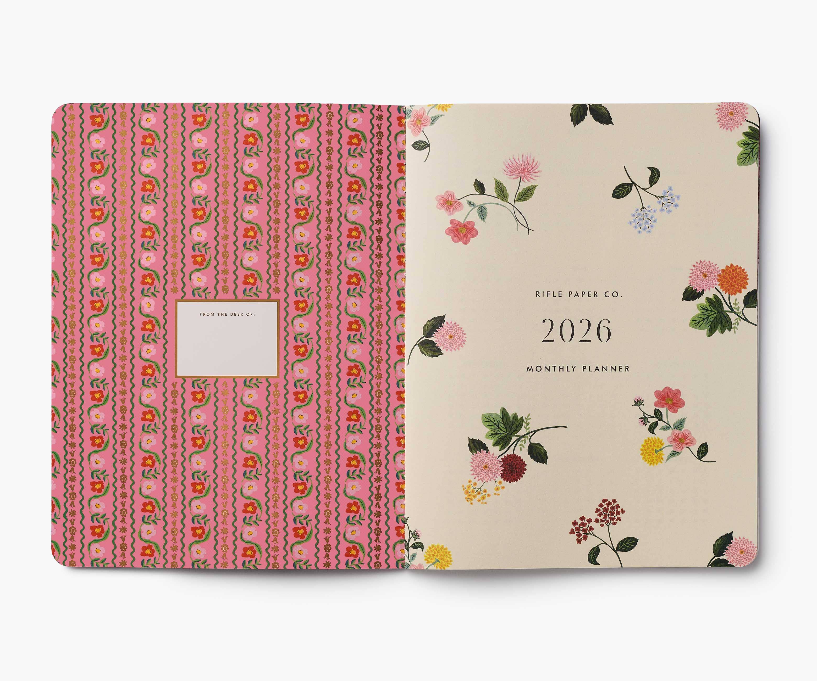 2026 Dahlia 12-Month Appointment Notebook