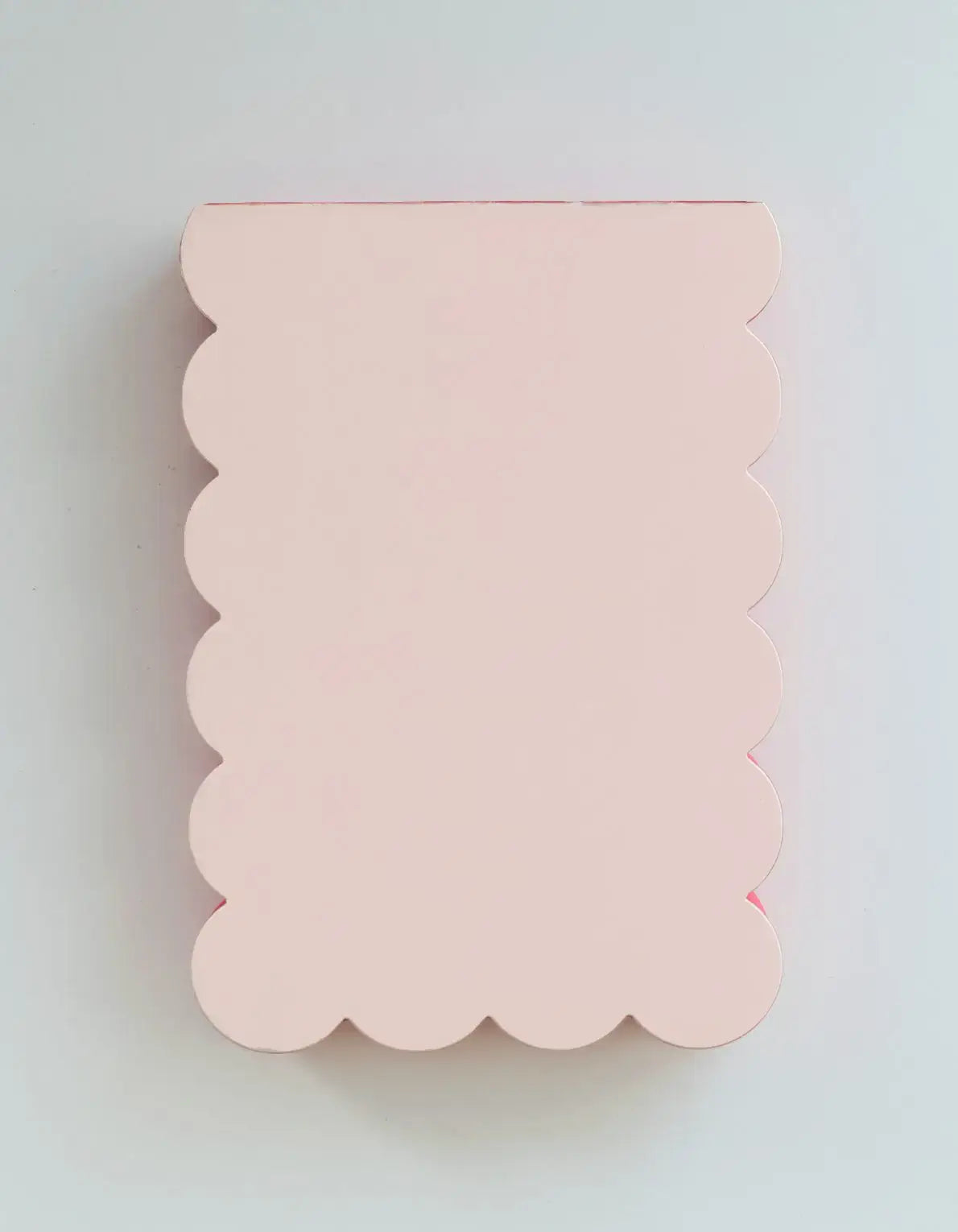Peach + Persimmon Scalloped Notepad