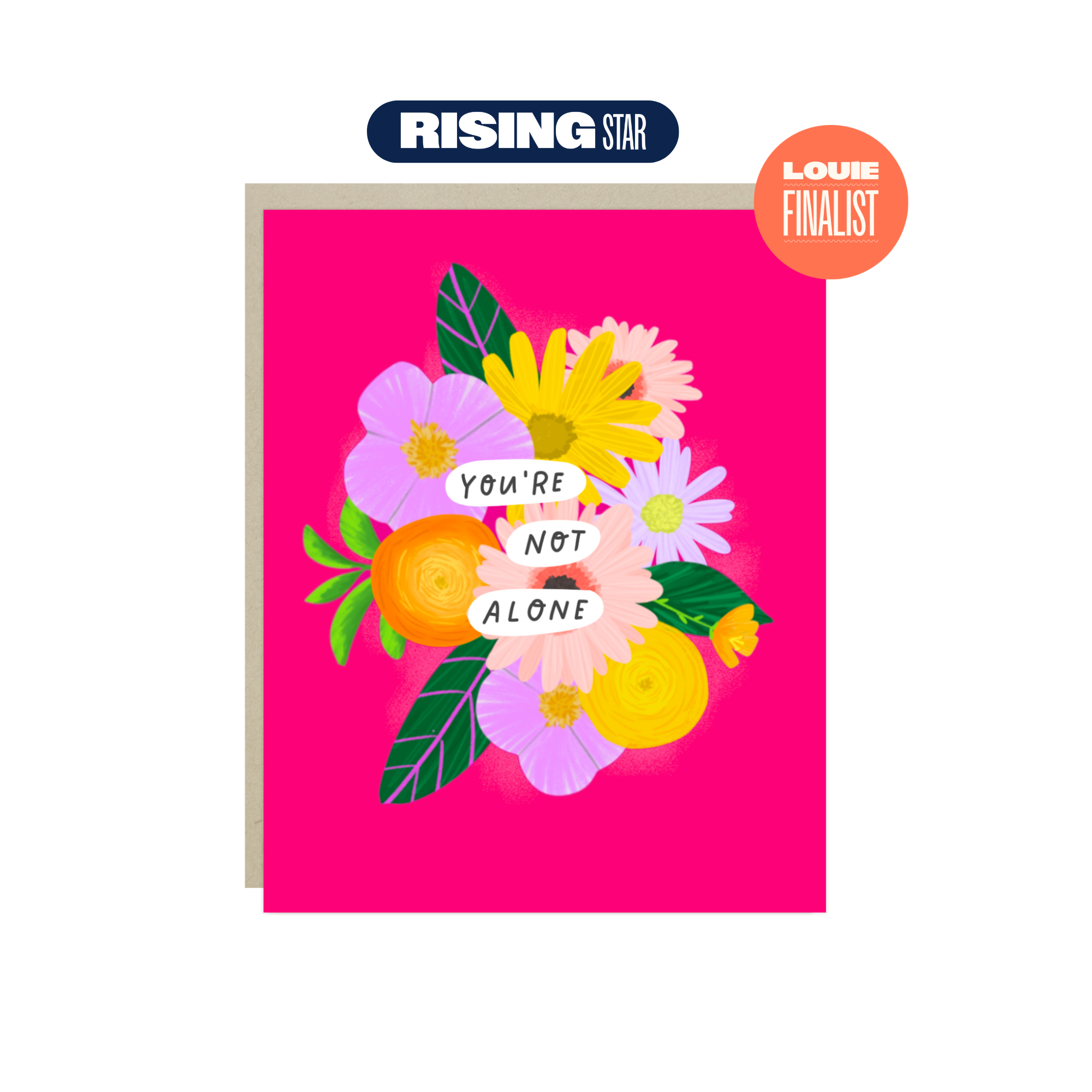 You're Not Alone Friendship Card